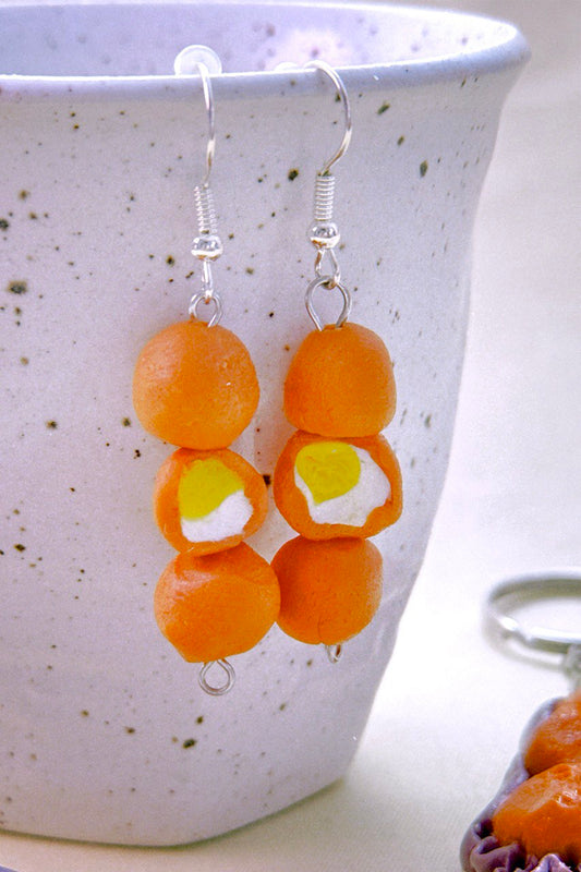 kwek-kwek earrings